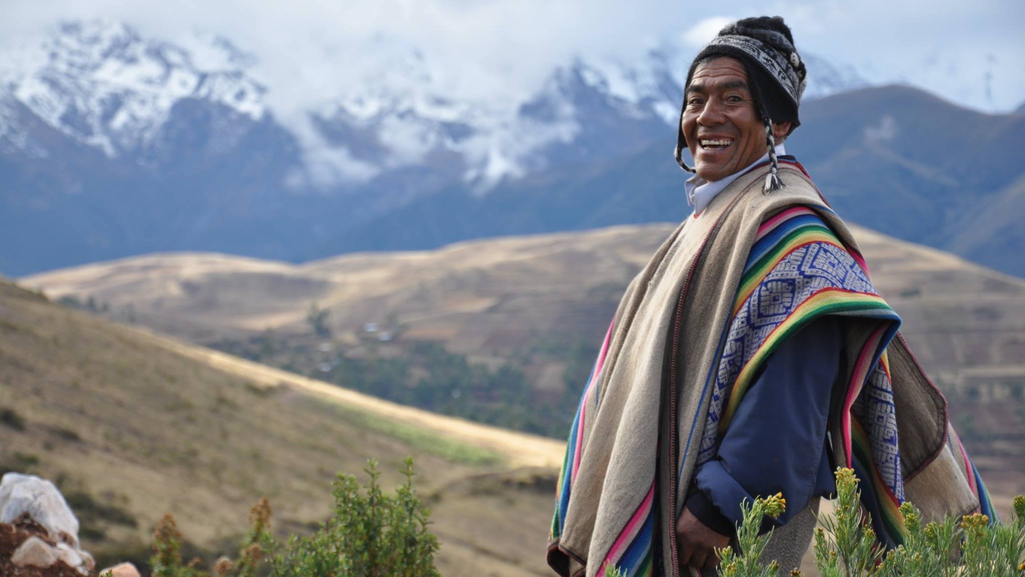 Happy people of the Andes